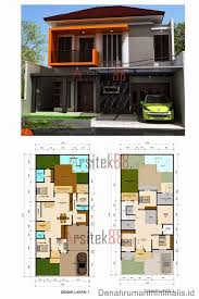 Desain rumah minimalis 2 lantai adalah hunian modern yang mungil dan cocok bagi keluarga kecil. Desain Rumah Modern Minimalis 2 Lantai Dengan Denahnya Cek Bahan Bangunan