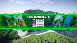 Le créateur de bannières youtube de design wizard propose une vaste bibliothèque de typographies et de nombreuses fonctionnalités qui permettent aux utilisateurs de tester la taille des polices. Banniere Youtube Minecraft Banniere Youtube Youtube Minecraft Minecraft