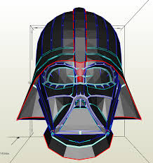 Vader's first and most vital test as a sith concludes. Cardboard Darth Vader Helmet 6 Steps Instructables
