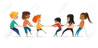 Tug Of War Contest Between Boys And Girls Two Groups Of Children Royalty Free Cliparts Vectors And Stock Illustration Image 89466551 Pngtree > free vectors > vector cartoon kid tug of war. tug of war contest between boys and girls two groups of children