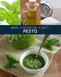 Basil Olive Oil Salt Pesto Three Ingredient Recipes Ingredients Recipes Recipes