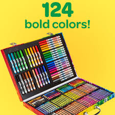 Crayola Assorted Zigzag Inspiration Art Case 140 Piece Art Set For Kids Walmart Com In 2020 Art Sets For Kids Crayola Art Art Case