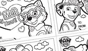 Select from 35919 printable coloring pages of cartoons, animals, nature, bible and many more. Paw Patrol Valentines Day Coloring Pages Printables Data Coloring Pages Management