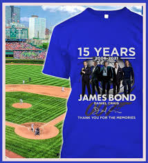 Daniel craig, chris evans, ana de armas, michael shannon and katherine langford attend the. Official 2021 James Bond 007 15 Years 2006 2021 Daniel Craig Signature Thank You For The Memories Shirt Hoodie Sweatshirt Longsleeve Tee
