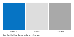Blue Gray Pie Chart Color Scheme Blue Schemecolor Com