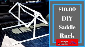 This step by step tutorial of how to make a portable horse saddle rack diy project can you properly store your tack helping prolong its life as a. How To Make A Pvc Saddle Stand For 10 00 Youtube
