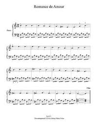 Romance Level 3 Piano Sheet Music Piano Sheet Music Sheet Music Piano Sheet