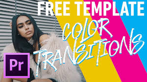 123 free premiere pro templates for transitions.glitch, splice or spin from scene to scene! Vld3f Mlyak Color Transitions Pack Free Template For Premiere Pro Premiere Bro