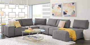 Laney Park Dark Gray 7 Pc Sectional Living Room Sets Furniture Living Room Sectional Furniture