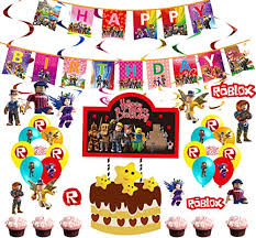 El funcionamiento de los controles. Listado De Decoracion Fiesta Cumpleanos Roblox Para Comprar Online Los 10 Mas Vendidos En Internet 2021