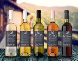 Wedding Milestones Wine Label Wedding Couple Gift Ideas Etsy Wine Bottle Labels Wedding Wedding Milestone Wine Labels Milestone Wine