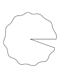 Black And White Lily Pad Clipart Printable Lily Pad Template Lily Pads Lily Pad Drawing Frog Crafts