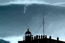 Carlos Burles Surfed A 100 Foot Wave Yesterday At Nazare Portugal Surfing Waves Big Wave Surfing Surfing