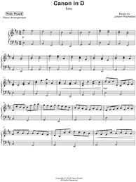 Alfred music at sheet music plus. Peter Plutax Canon In D Easy Sheet Music Piano Solo In D Major Download Print Sku Mn0190189