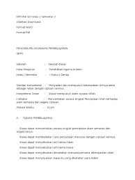Check spelling or type a new query. Rpp Pak Sd Kelas 1 Semester 2 Unduh Pdf
