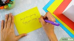 Make they birthday so special. How To Make A Simple Handmade Birthday Card 15 Steps