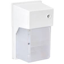 Amax Lighting 180 Degree White Outdoor Integrated Led Wall Pack Light Led Sl27wt The Home Depot