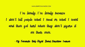 My Favorite Half Night Stand By Christina Lauren Quote On Loneliness Christina Lauren Loneliness Quotes Christina Lauren Books
