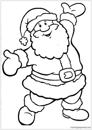 Santa claus, legendary figure who is the traditional patron of christmas in the united states and other countries. Santa Claus Images Christmas Drawing With Colour