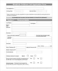 33 Job Application Templates Free Premium Templates