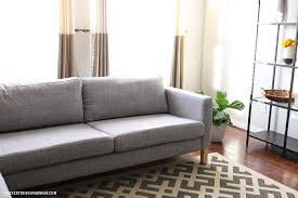 Hope you are doing well. How To Tuft Button Your Ikea Karlstad Cushions Oh Everything Handmade
