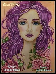 Coloring Book Page by Rita Berman and Liz Almond