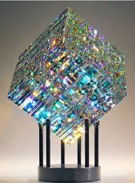 Magik Chroma Cube By Jack Storms Glass Sculpture Glass Art Contemporary Glass Art