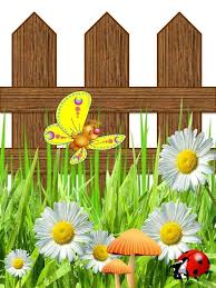 My Hand Made Fence Decoupage Printables Flower Fence Clip Art Borders