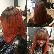 Burnt Orange Blunt Bob Instagram Brittanslays Bob Hairstyles Hairstyle Long Hair Styles