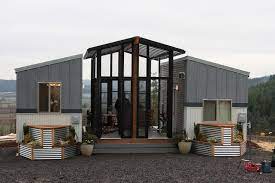 Ohana Tiny House Features Patio Sandwiched Between Two Trailers Tiny House Oregon Tiny House Nation Building A Container Home