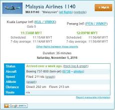 It's never too late to book a trip. Review Of Malaysia Airlines Flight From Kuala Lumpur To Penang In Business