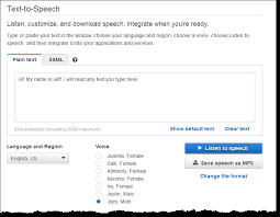 Featuring foot pedal control, variable speed, speech to text engine integration and support for a wide variety of audio formats including dss, dct, wav, mp3, wma and more. Amazon Polly Text To Speech In 47 Voices And 24 Languages Aws News Blog