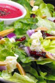 Green Salad With Cranberry Vinaigrette Recipe Vinaigrette Recipes Cranberry Vinaigrette Green Salad