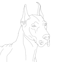 Great Dane Coloring Pages Coloring Pages Great Dane Mantle Great Dane