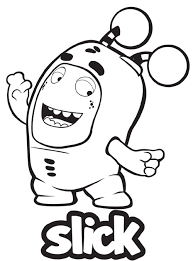 Immerse yourself in 7 unique gaming experiences you have never experienced before with pogo, fuse, newt, slick, bubbles, jeff, and zee! Slick Oddbods Coloring Page Free Printable Coloring Pages For Kids