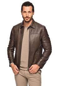 Derimod Erkek Deri Ceket Modelleri Leather Jacket Jackets Leather