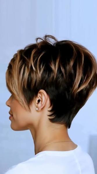 Textured Pixie Bob Haircut