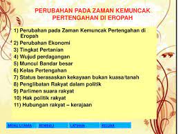 Perubahan dalam masyarakat eropah lewat zaman pertengahan. Perkembangan Di Eropah Ppt Download