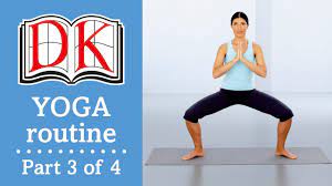 Release the hands from the upper back. Yoga Routine Horse Pose Youtube