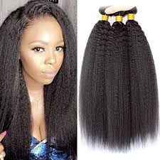 See more ideas about natural hair styles, curly hair styles, hair inspiration. Ladiary Brazilian Hair Bundle Kinky Straight Human Hair 3 Bundles Yaki Straight Hair Weave 100 Unprocessed Virgin Human Hair Extensions Kinkys Straight Hair Weave Natural Black Color 10 12 14 Inch Amazon Co Uk Beauty