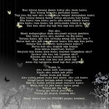 Hati ini tak akan begini. Bagai Hantu Mshsii Poems Poetry Poster