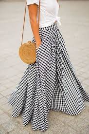 Black And White Checkered Skirt Outfit 25 Stylish Ways To Wear Plaid Fashion Stylish Plaid Gingham Skirt