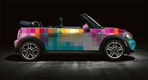 Find inspiration from previous car, truck or van wrap contests on 99designs, and create your own contest today! Pinned With Pinterest App For Ipad Get It At The App Store Car Wrap Design Mini Cooper Pixel Car