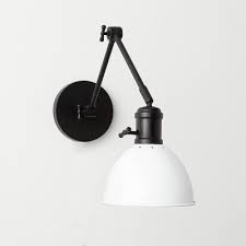 Colby antique brass desk lamp with outlet and usb port. Wall Lights Target