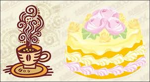 Kuche clipart 10 clipart station. Clipart Bilder Von Kaffee Und Kuchen Vektor Material