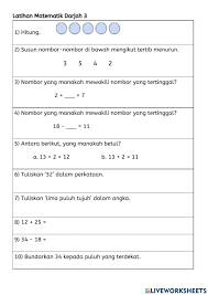 We did not find results for: Latihan Matematik Tahun 2 3 Worksheet
