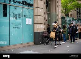 Shoppers Outside The Rag Bone Sample Sale In The Nomad Neighborhood Of New York On Tuesday May 14 2019 A C Richard B Levine Stock Photo Alamy