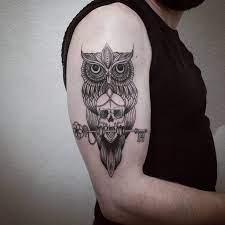 The 100 Best Owl Tattoos For Men Improb Mens Owl Tattoo Owl Tattoo Tribal Owl Tattoos