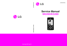 LG KG280 SM Service Manual download ...