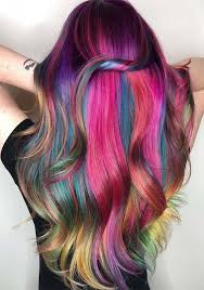 Magical Rainbow Hair Color Ideas For Ladies In 2019 Stylesmod Rainbow Hair Color Bold Hair Color Hair Color Unique